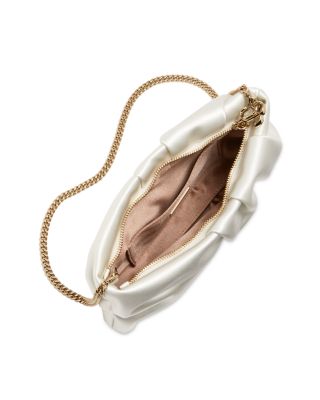 Bonny Ruched Satin Clutch