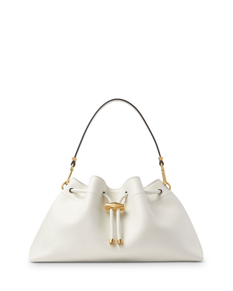 Jimmy Choo Cinch Bag in Latte/Gold