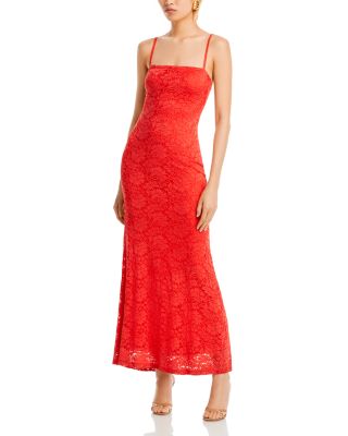 Nia Vetiver Lace Dress