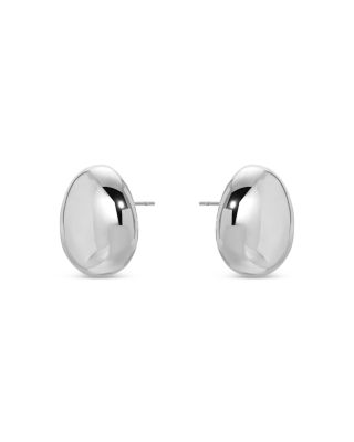 Polished Pebble Stud Earrings