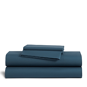 Brooklinen Classic Percale Core Sheet Set, Full In Abyss