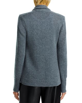 100% Cashmere Drape Front Cardigan - Exclusive