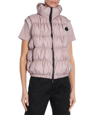 Moncler - Apriate Ruched Down Puffer Vest