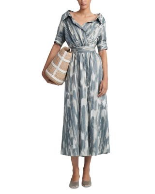 Altuzarra - Lydia Printed Open Neck Midi Dress - Exclusive