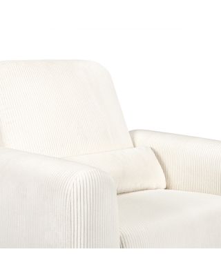 Tuba Corduroy Extra Wide Swivel Glider