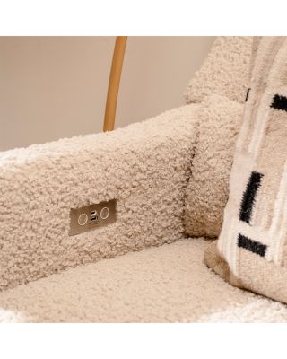 Kiwi Teddy Loop Electronic Recliner and Swivel Glider with USB Port