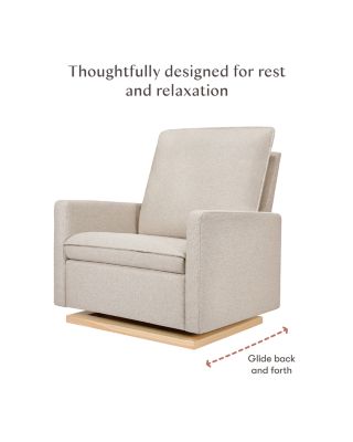 Cali Pillowback Water Repellent & Stain Resistant Chair and a Half Glider