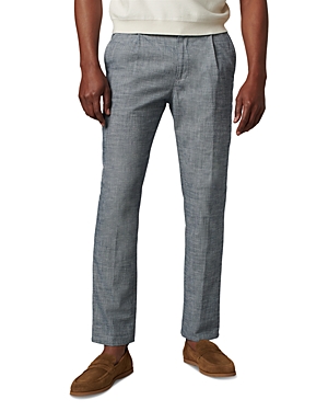 Diego Slim Tapered Chambray Trousers