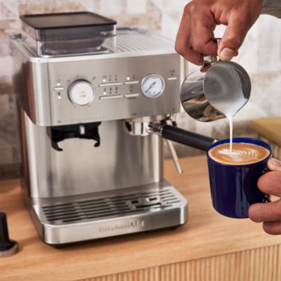 Semi Automatic Espresso Machine with Grinder