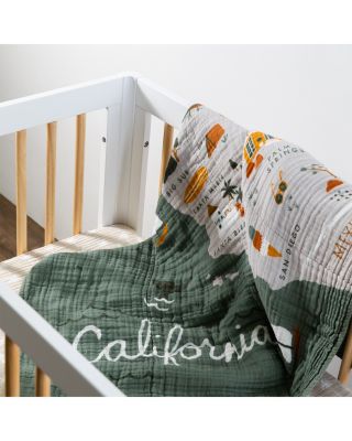 Mini Crib Sheet in GOTS Certified Organic Muslin Cotton