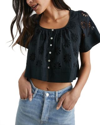 Rails - Bambina Eyelet Crop Top