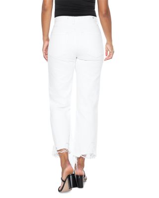 Nash Vegas 90 High Rise Cropped Wide Leg Jeans in Maui