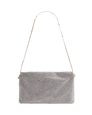 Shop Reiss Soho Chainmail Shoulder Bag In Silver