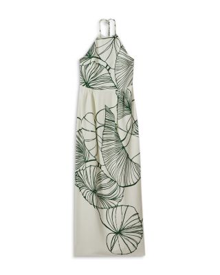 特価/完売前に【REISS】LEXI フローラル マキシドレス REISS Lexi Sketchy Floral Halter Maxi Dress | Bloomingdale's