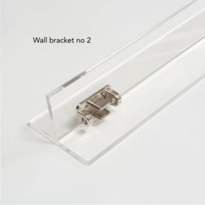Wall Mounted Clear Pet Gate Zig Zag , 4 Panel