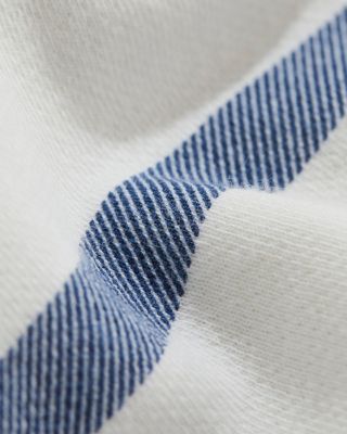 Breton Striped Quarter Zip Sweater