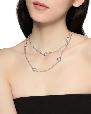 Pearl Classics Station Chain Necklace in Sterling Silver, 3mm