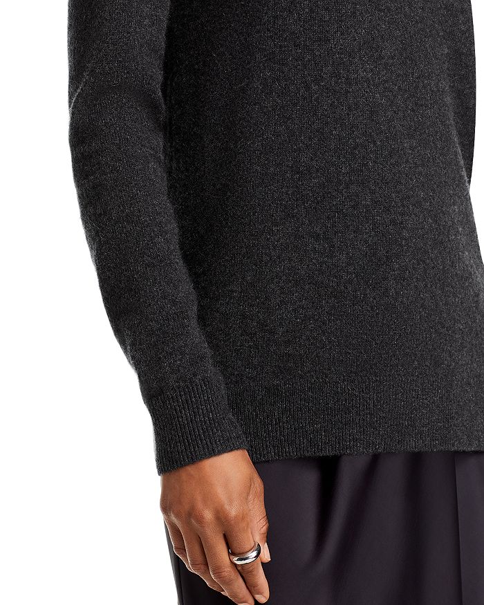 Shop C By Bloomingdale's Cashmere C By Bloomingdale's V-neck Cashmere Sweater - 100% Exclusive In Dark Grey
