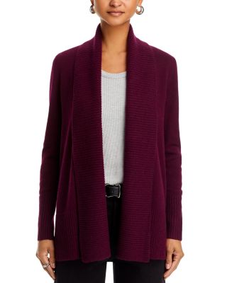 Shawl-Collar 100% Cashmere Cardigan - Exclusive