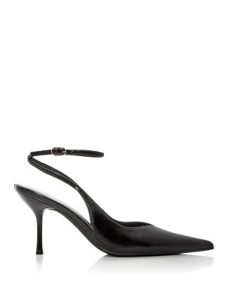 Women's Executive Pointed Toe Slingback Pumps 