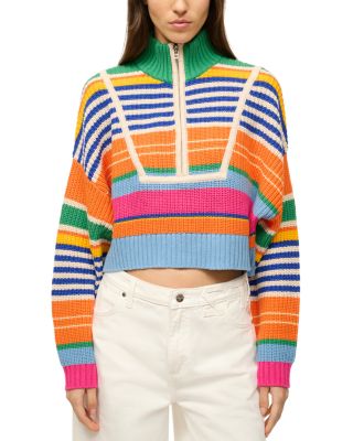 STAUD - Cropped Hampton Sweater