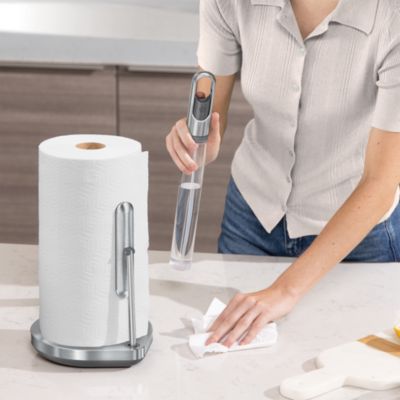 Kitchen Paper Towel Holder with Spray Pump