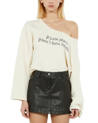 The Kooples Jupe Leather Mini Skirt