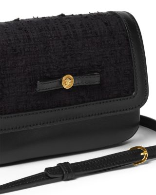 Girls' Leather & Tweed Shoulder Bag - Little Kid, Big Kid