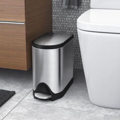 10 Liter Butterfly Lid Bathroom Trash Can