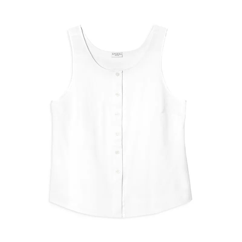 Sferra Caricia Buttoned Tank Top