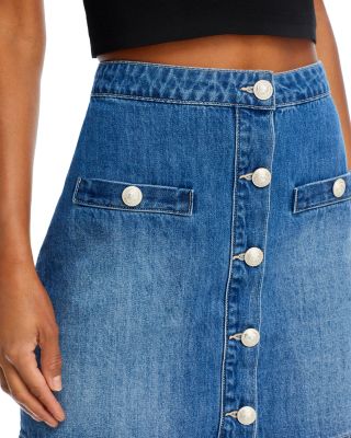 Kris Denim Mini Skirt