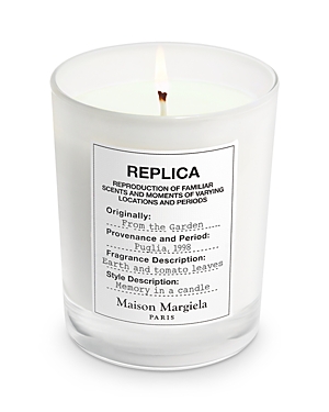 Maison Margiela Replica From The Garden Scented Candle 5.82 Oz. In White
