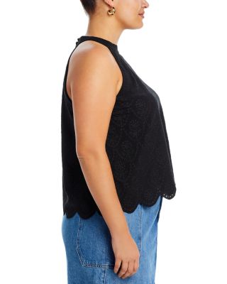 Sleeveless Eyelet Top - Exclusive