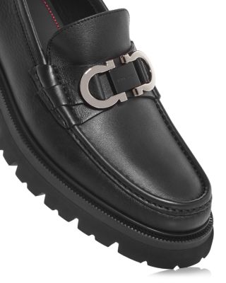 Men&#39;s Gancini Leather Loafers