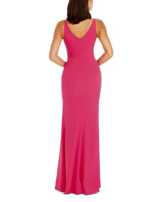 Jordan Plunge Neck Gown