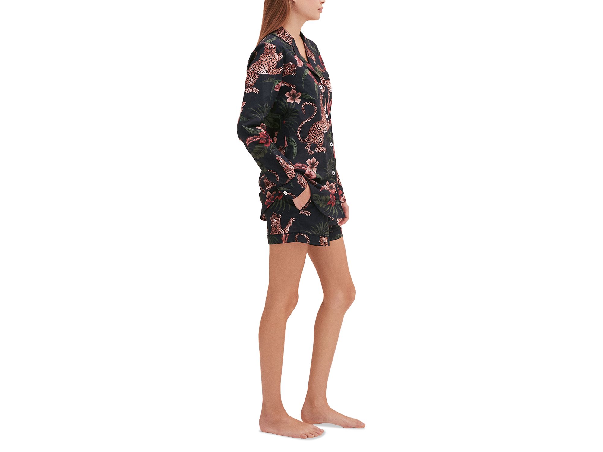 Soleia Print Long Sleeve Pajama Set — Image 3