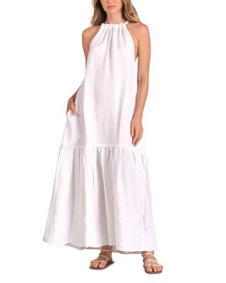 Elan Tiered Halter Maxi Dress