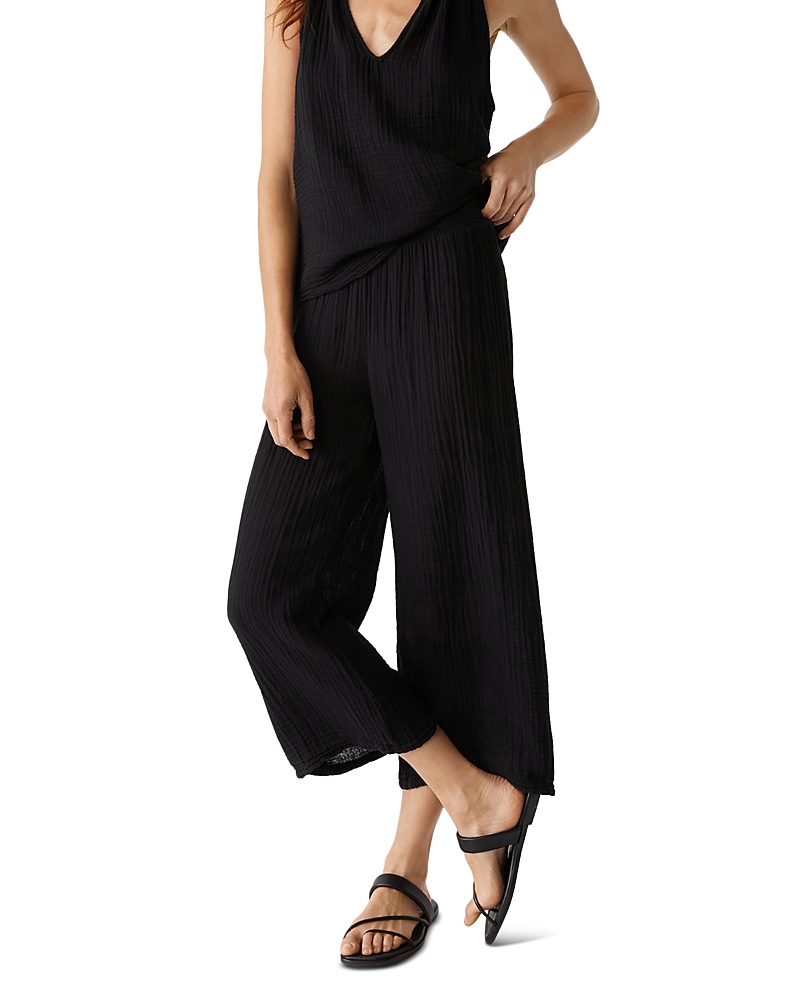 Michael Stars Medina Cotton Smocked Waist Pants