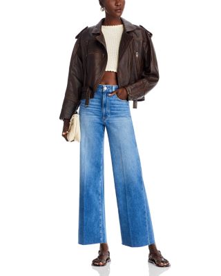 Anessa 31 High Rise Raw Hem Jeans