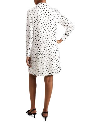 Francesca Pleated Shirt Dress