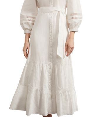 HOBBS LONDON Selset Lace Trim Limited Maxi Dress