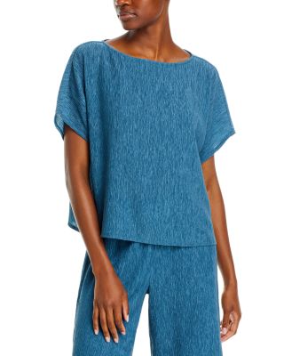 Eileen Fisher - Boat Neck Dolman Sleeve Top