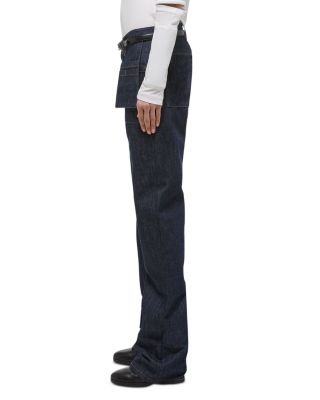 Brooklyn Straight Leg Utility Jeans in Raw Indigo