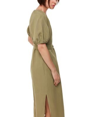 Ariella Linen Blend Midi Dress