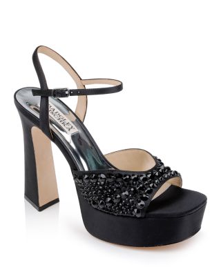 Badgley Mischka - Women's Bryleigh Embellished Platform Sandals