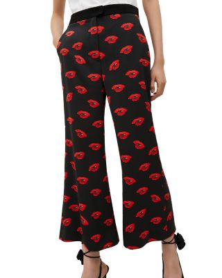 Marella - Robert Printed Satin Flared Pants