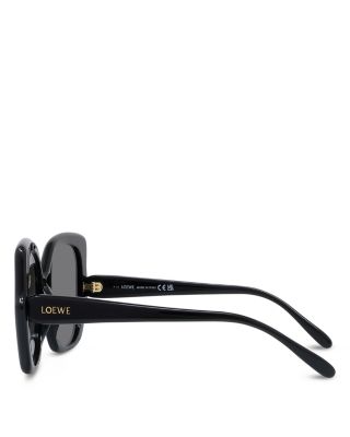 Thin Geometric Sunglasses, 54mm