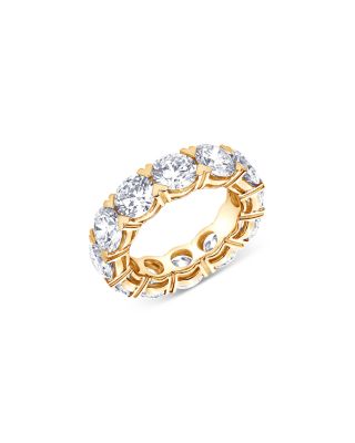 Bloomingdale's Fine Collection - Certified Lab Grown Diamond Eternity Band in 18K Yellow Gold, 10.05 tcw