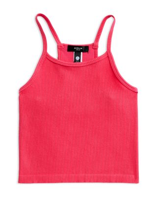 Girls' Seamless Crop Tank Top, Big Kid - Exclusive