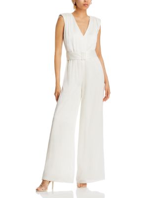 Bcbgmaxazria Belted Wide Leg Jumpsuit